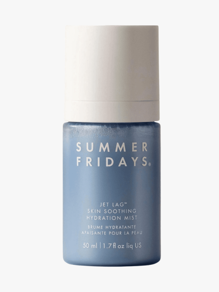 Summer Fridays Jet Lag Mist on a grey background